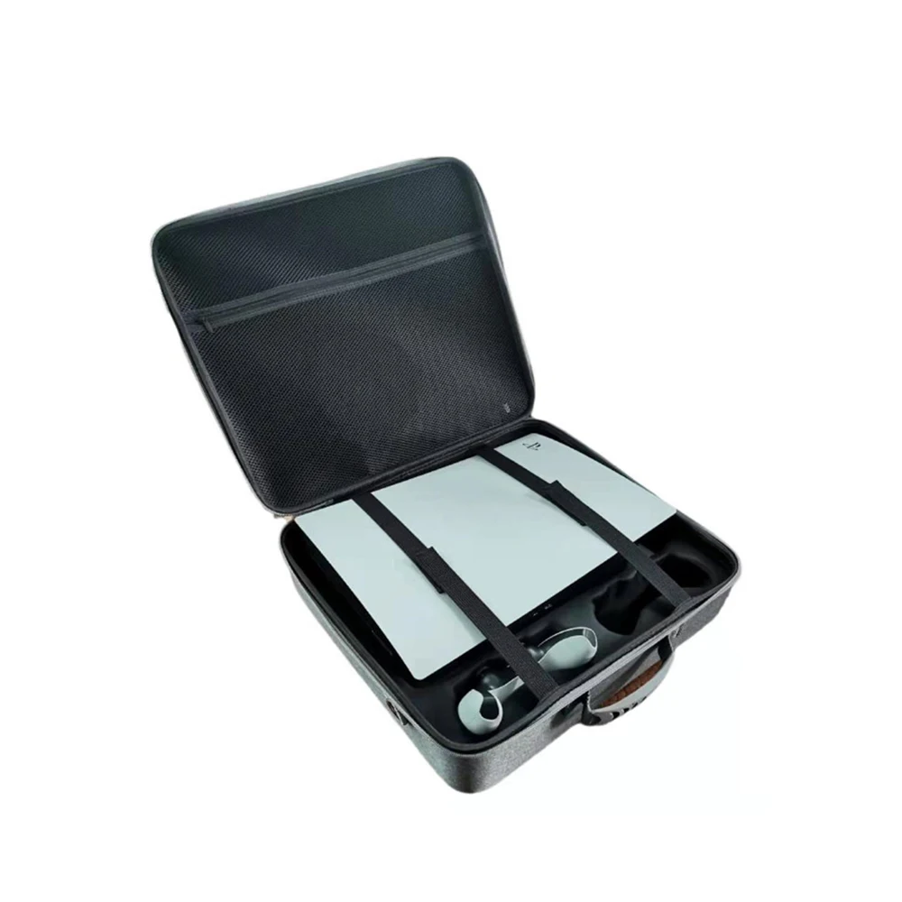 PS5 Host Travel Bag Slim Portable Handbag with Hard Host Protection Handle Storage for Game Consoles Digital Camera Bags