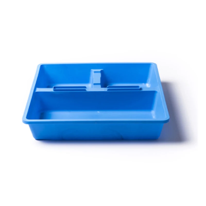High Quality Medical 3 Compartment Plastic Tray PP Disposable Medical Tray