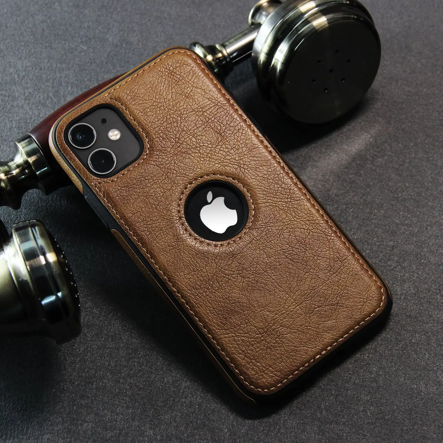  Лидер продаж аксессуары для телефона Премиум чехол из искусственной кожи iPhone 11 12 Pro Max кожаный