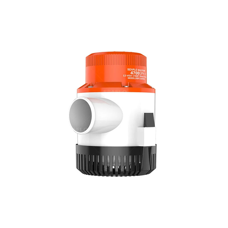 SEAFLO 12V 4700 GPH Bilge Pump heavy duty motors On Marine With Anti-Airlock Protection