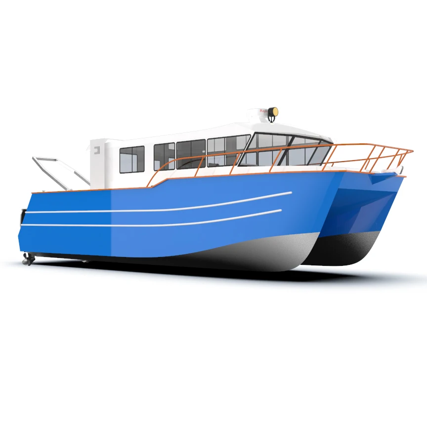 
11.6m aluminum Catamaran boat Hydrological Monitoring Ship working boat for sale 