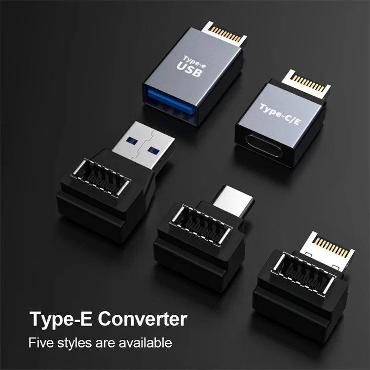 USB 3.1 Front Panel Header Type E to USB C Type C Expansion Cable Adapter Connector for Desktop Computer Motherboard Plug
