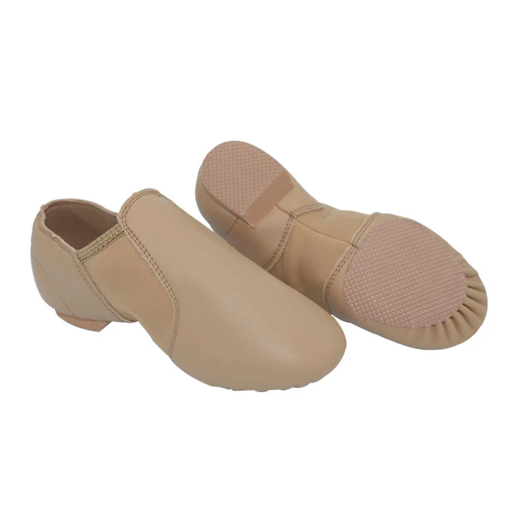  In-stock ready to ship soft leather jazz dance shoes for girls