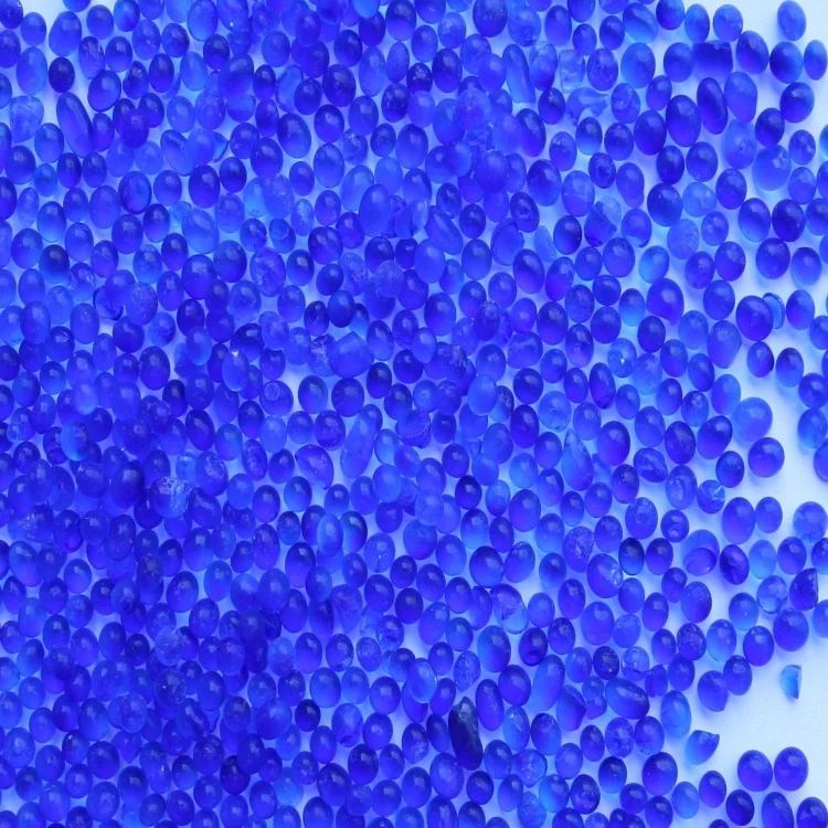 Chemical Auxiliary Agent Blue Silica Gel Bead Raw Materials in 2-4mm