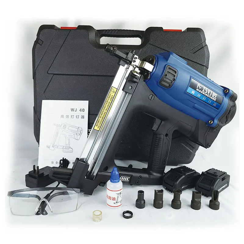 2 In 1 Framing Nail Gun And Staple 20v Cordless Nailer Battery Power Tool Nail Gun safety nailer Cordless Brad Nailer Factory