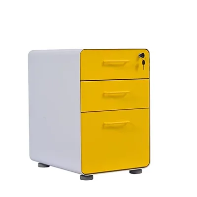 Hot Sale Modern Mobile Pedestal Cabinet Metal Material with Casters for Bedroom School Living Room Home Office Hotel