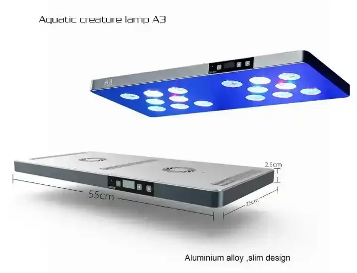 DC24V Mini parts Fish Tank Full Spectrum Led Light Aquarium Coral Reef Lights Marine Led Lightings adjustable Led Aquarium Lamps