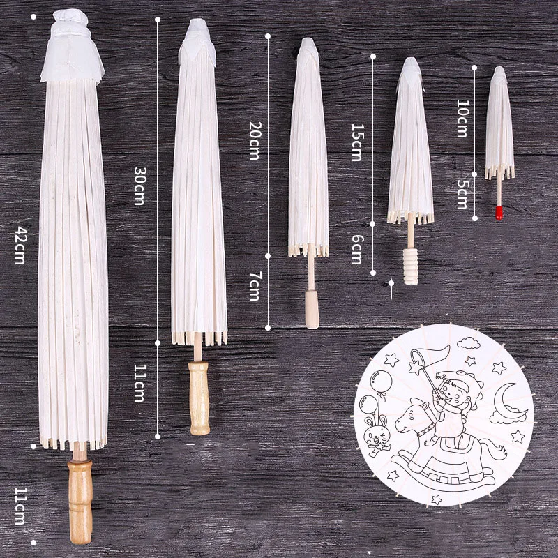 2024Hot Selling Custom Chinese Paper Umbrellas Diy Umbrella Oil pPaper Umbrella For Wedding