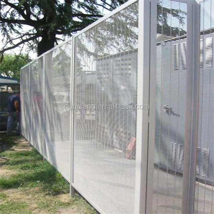 Durable welded wire mesh fence clear view 358 anti theft anti cut anti climb fence