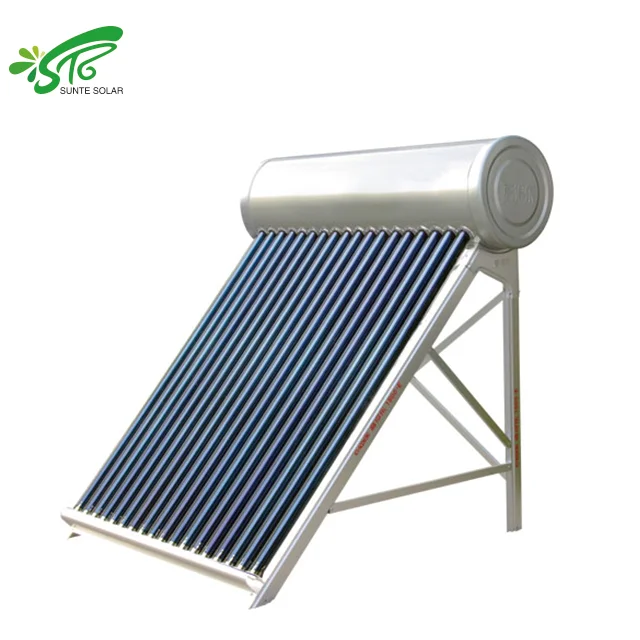 
Sunte Solar Keymark Сертифицированный 150 л высокоэффективный вакуумный трубчатый Солнечный водонагреватель с прямым нагревом 
