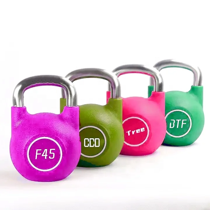custom logo F45 Kettlebell keyring bumper weight plate dumbbell keychain