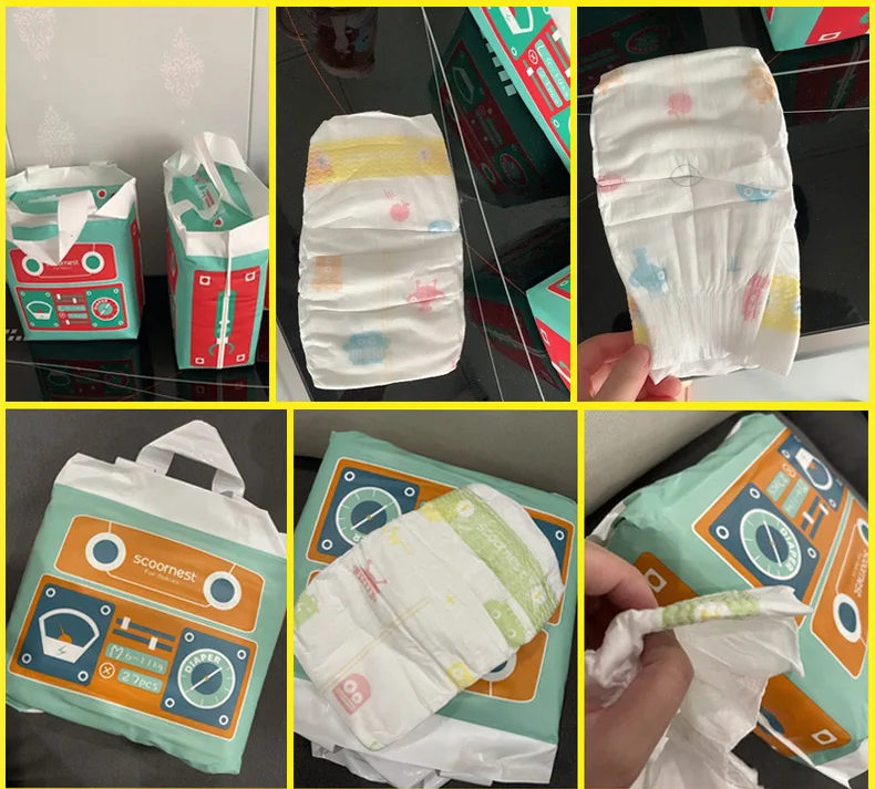 Wholesale disposable various styles of premium pampering baby diaper and various printed baby pullups pants