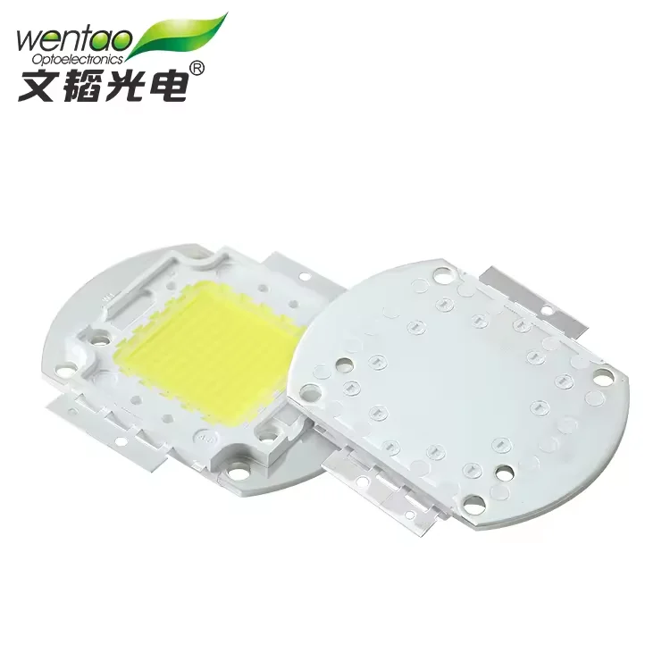 two colors cob 50w 100w led chip high power led beads for led repair for street lamp