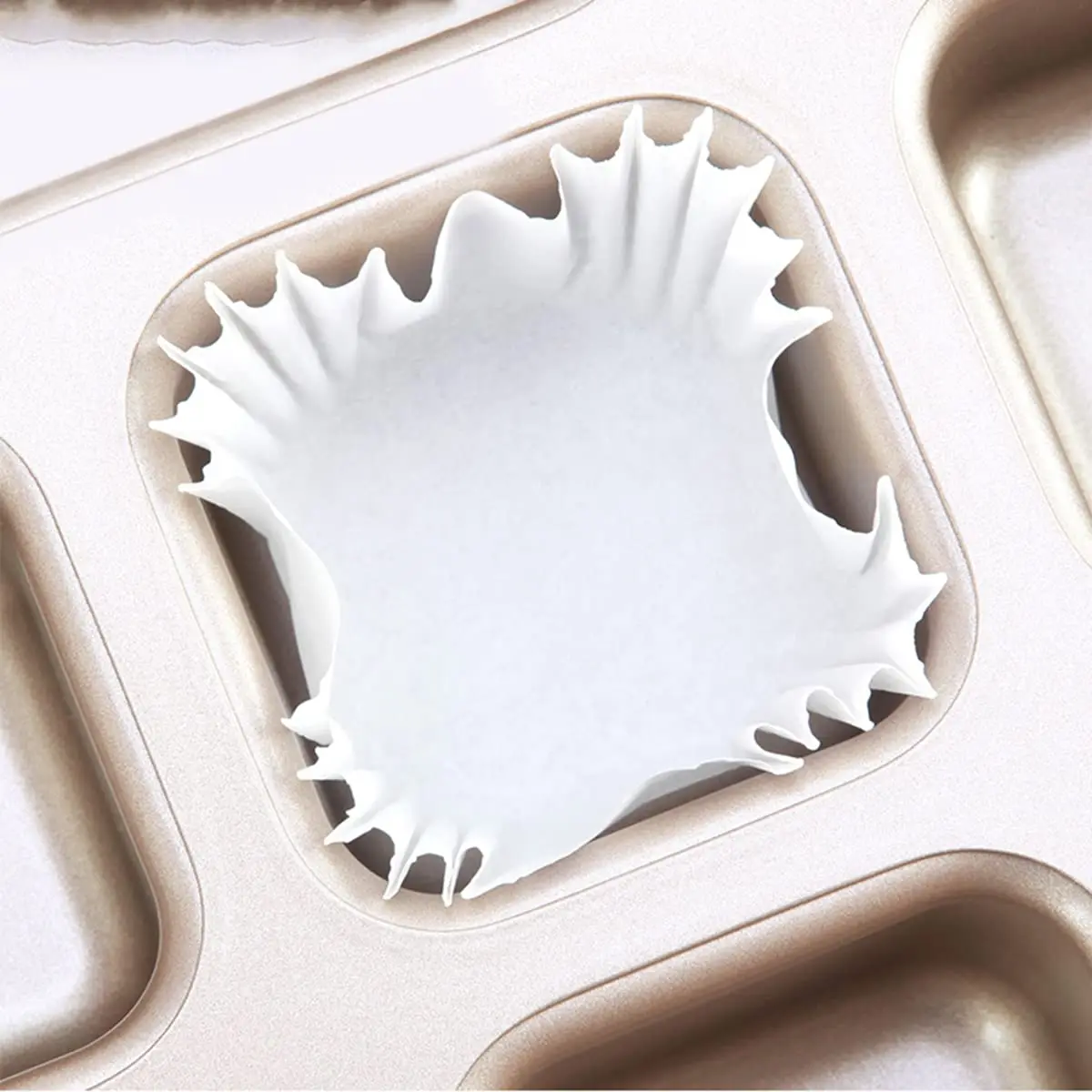 Wholesale Factory Food Grade Customized Square Paper Baking Cups