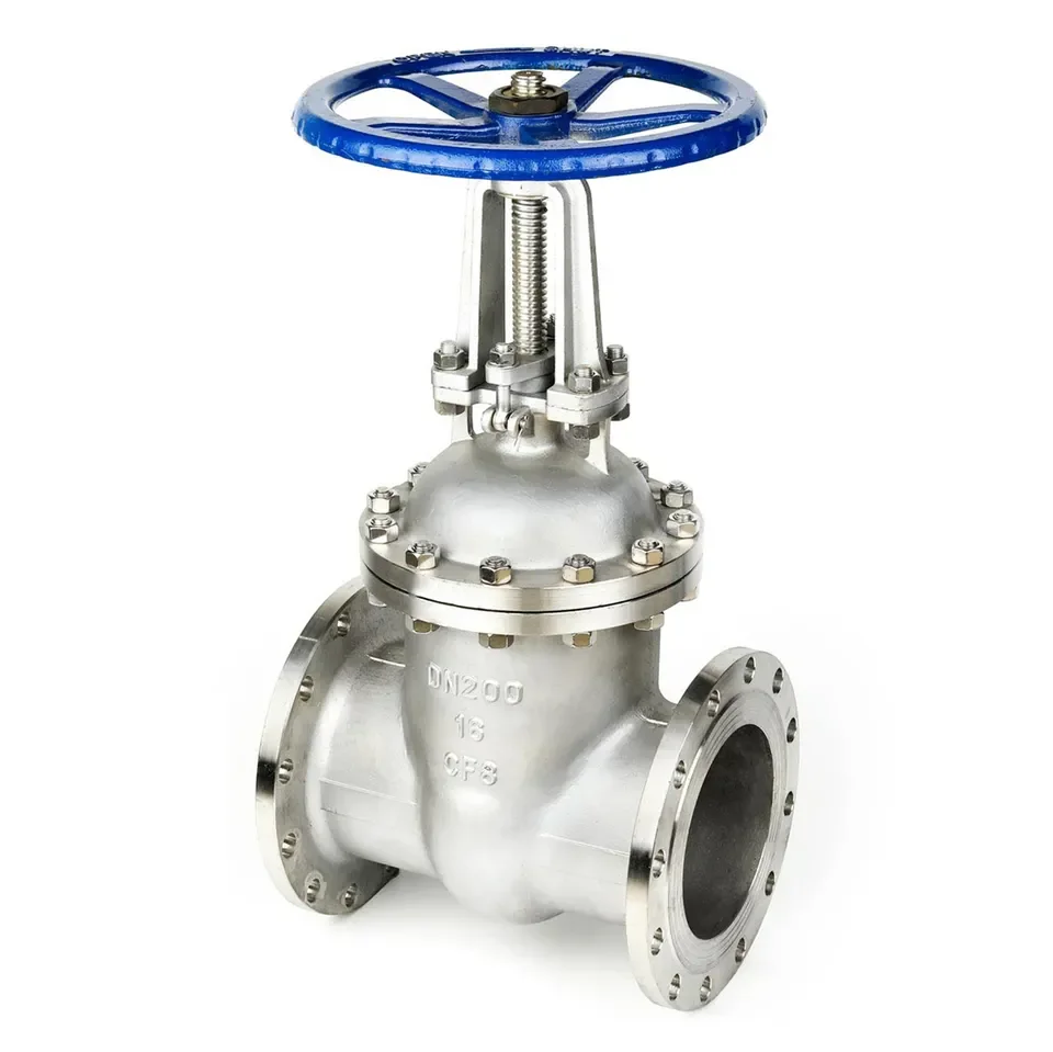ASTM Class150  DN100 PN16 Manual Flanged Stainless Steel 316 Gate Valve With Flange Type Handwheel