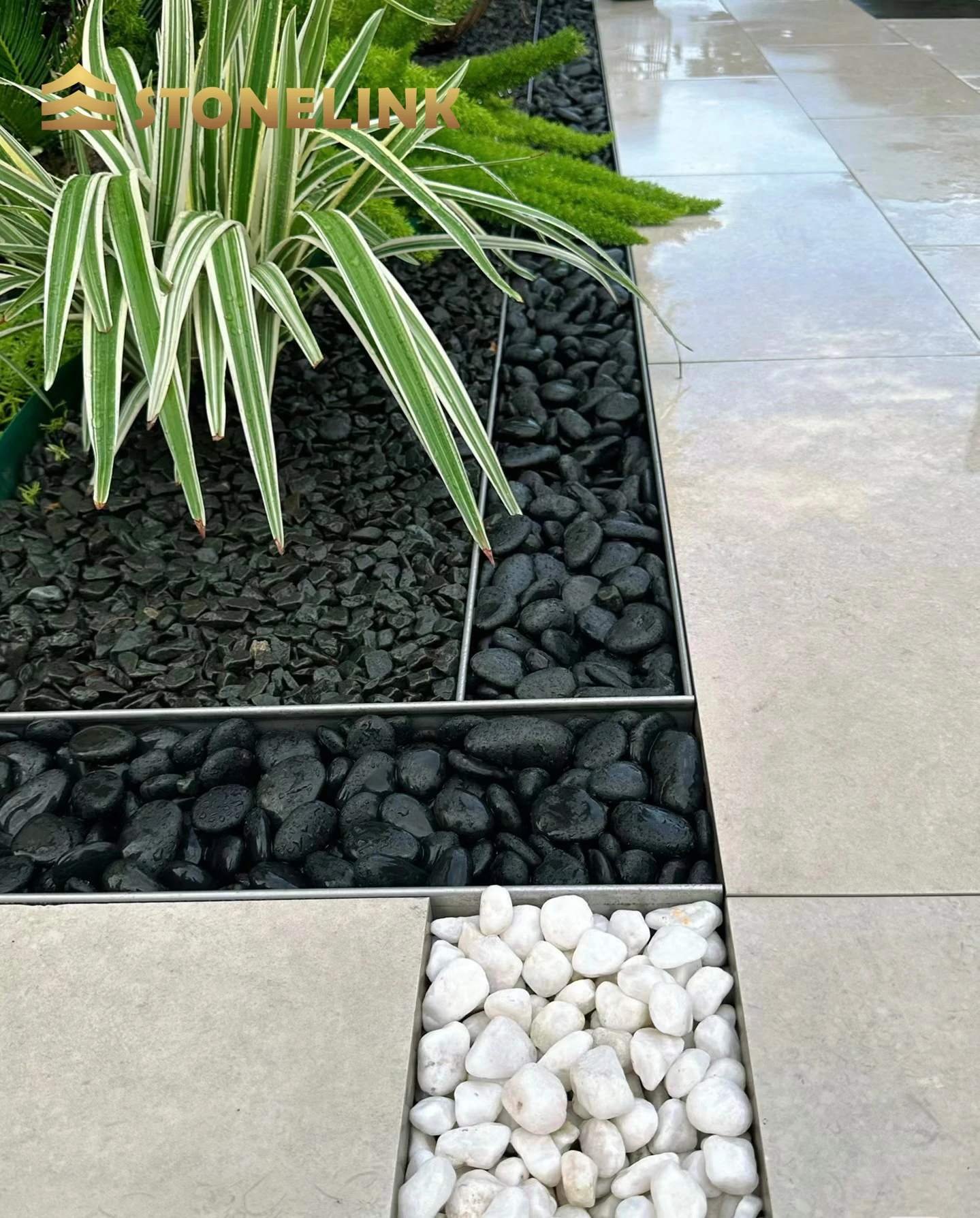 Wholesale Various Colors Cobblestone White Black Landscape Stone Pebbles