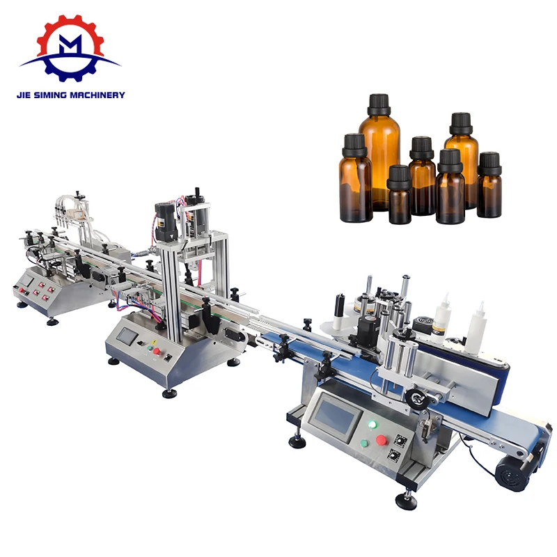 JSM, настольная автоматическая машина для нанесения этикеток с эфирным маслом и жидкими глазными каплями, Круглый флакон, магнитный насос, машина для нанесения этикеток, производственная линия