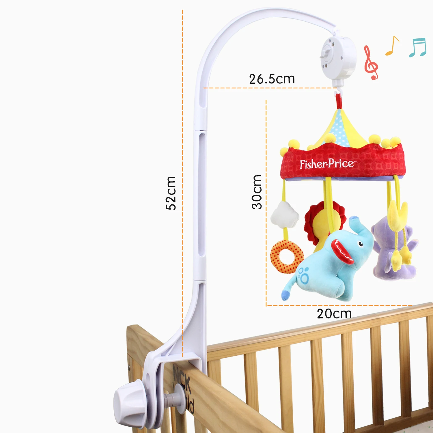 
baby musical crib mobile infant bed decoration hanging mobile toys plush animals rotating nursery mobile for toddlers 