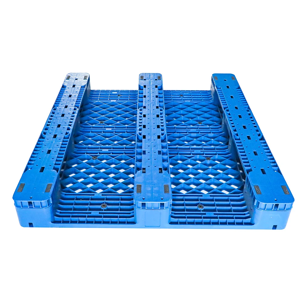 Industrial Recycled Euro  HDPE Transportation Racking Plastic Pallets Manufacturers for Warehouse Storage