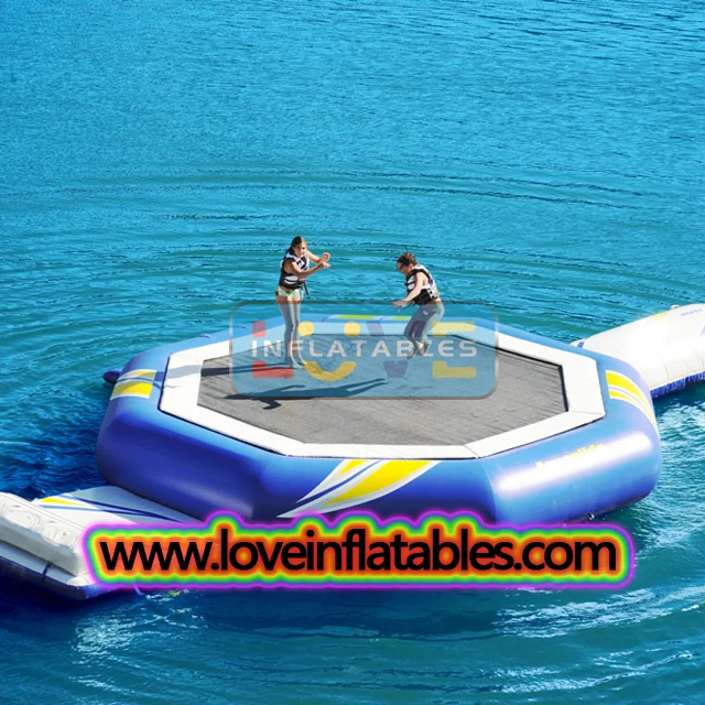 Floating Inflatable Water Play Equipment / Inflatable Water Games Jungle Joe