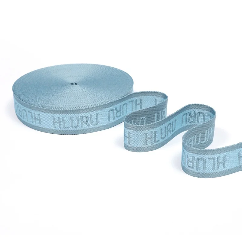 Band Nylon Jacquard Waistband Elastic Webbing 5 Cm Webbing Herringbone Plain Polyester Lettered Polyamide 25mm Jacquard Webbing