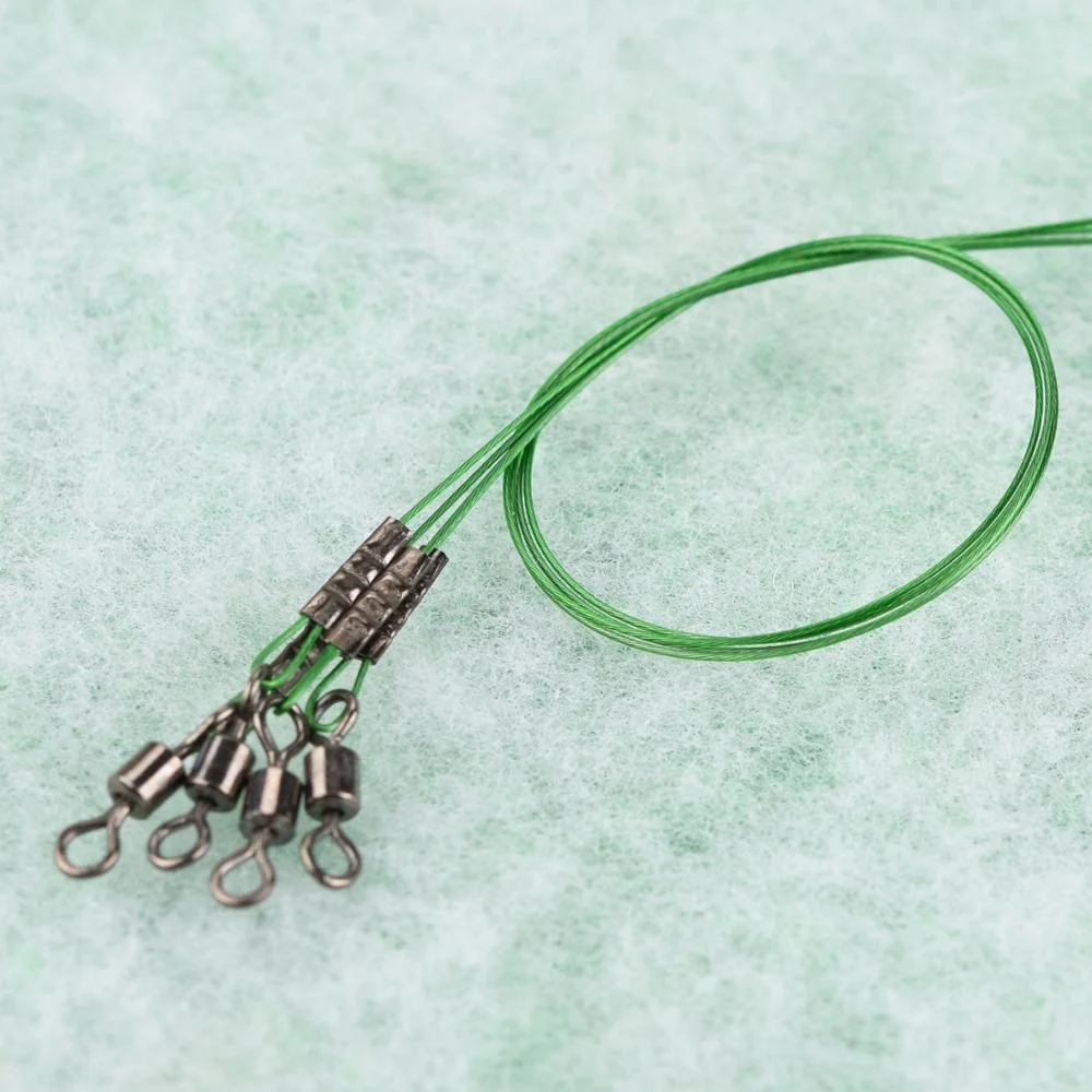 ice fishing 1x7 power stainless steel lure trace wire leader