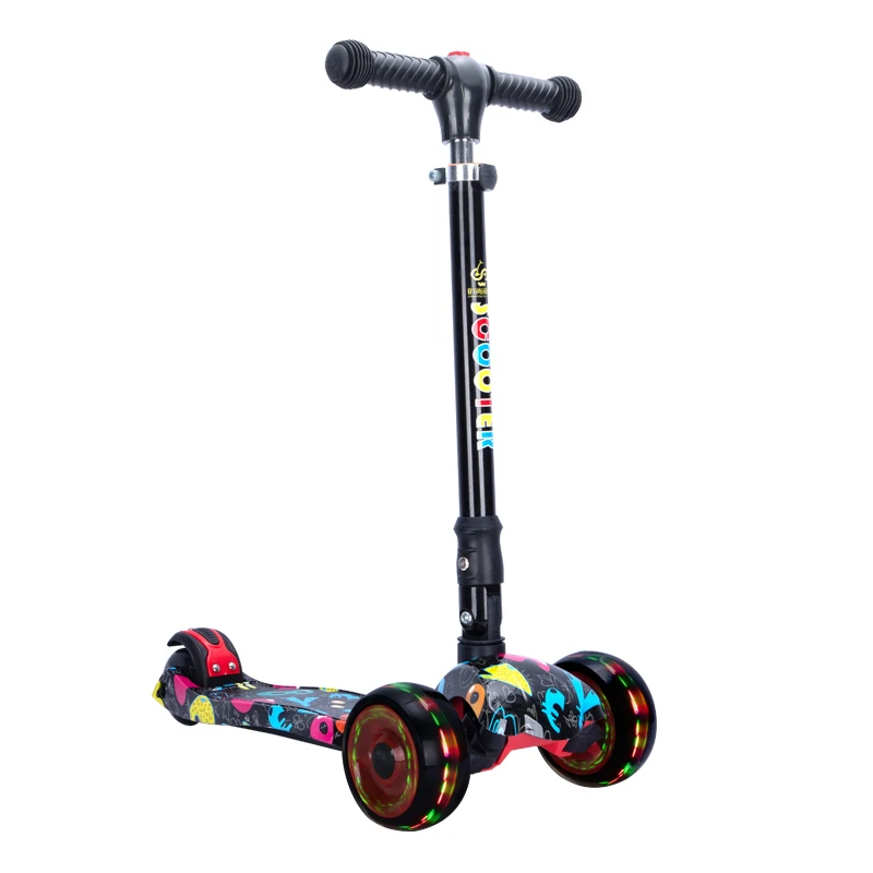Kids Scooter for Kids Ages 3-12. Light & Sturdy 3 Wheel Adjustable Height for Toddler Boys & Girls. LightUp LED Wheels