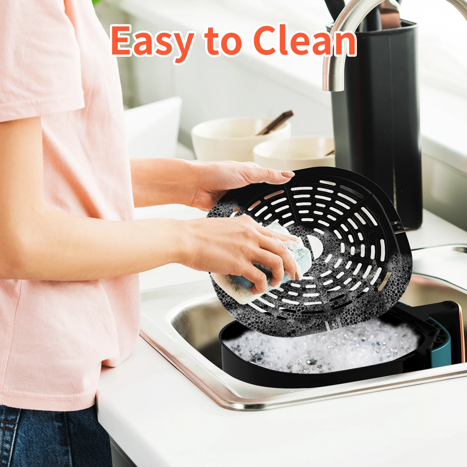 Hot Sales fryer without oilair fryer distributorsilvercrest air fryerfreidora de aire digitaldeep air fryerair fryers 5L