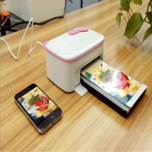 IPRT Mobile Photo Printer with 80 sheets of photo paper Digital Instant Pocket Smartphone Mini Portable Color Photo Printer