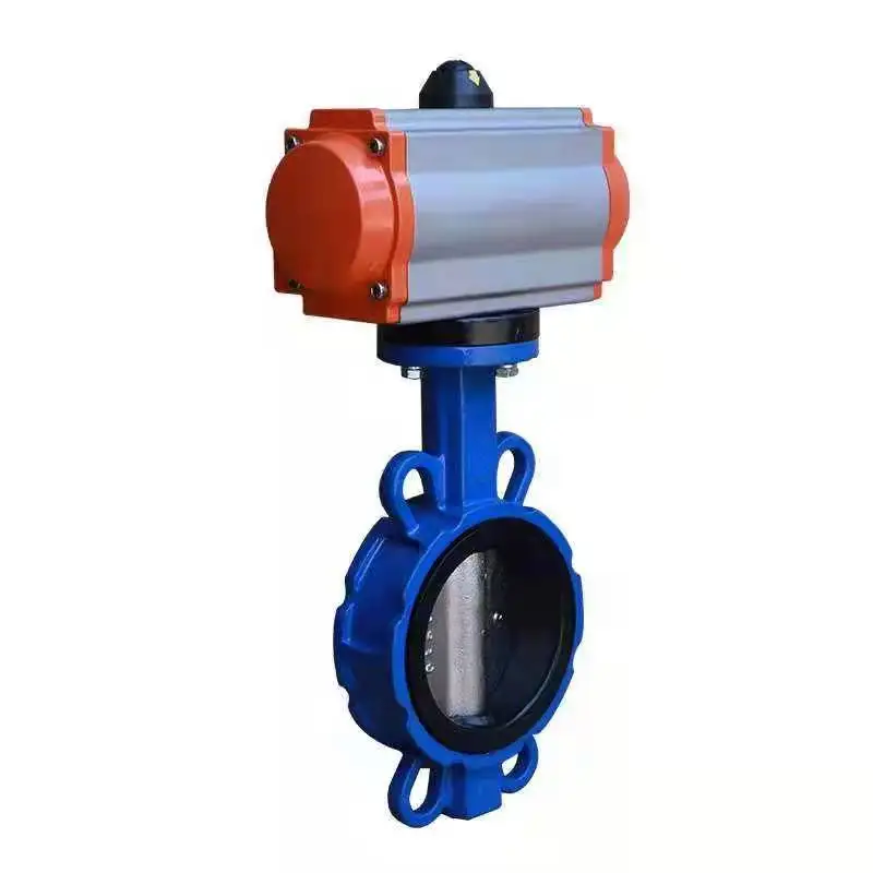 304 body disc seat pneumatic control actuator electric butterfly valve
