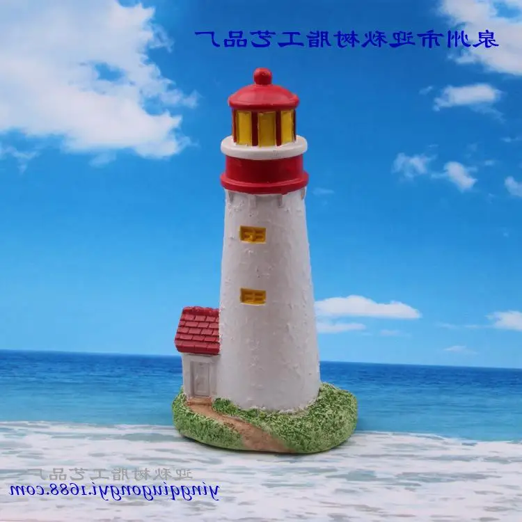 Quyingqiu 13 5 см Маяк аквариумный аквариум океанская Смола DIY аксессуар для ландшафтного дизайна умственная песочница игра
