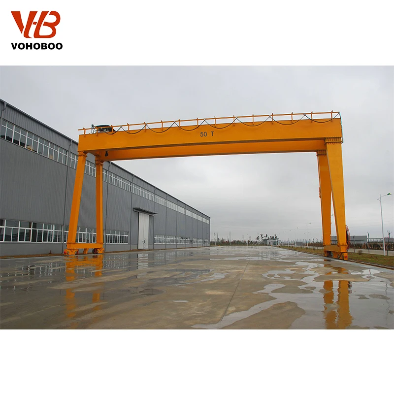 2023 Hot selling 3 ton 5 ton 10 ton 20 ton 50 ton Gantry Crane with Trolley and  Electric Chain Hoist