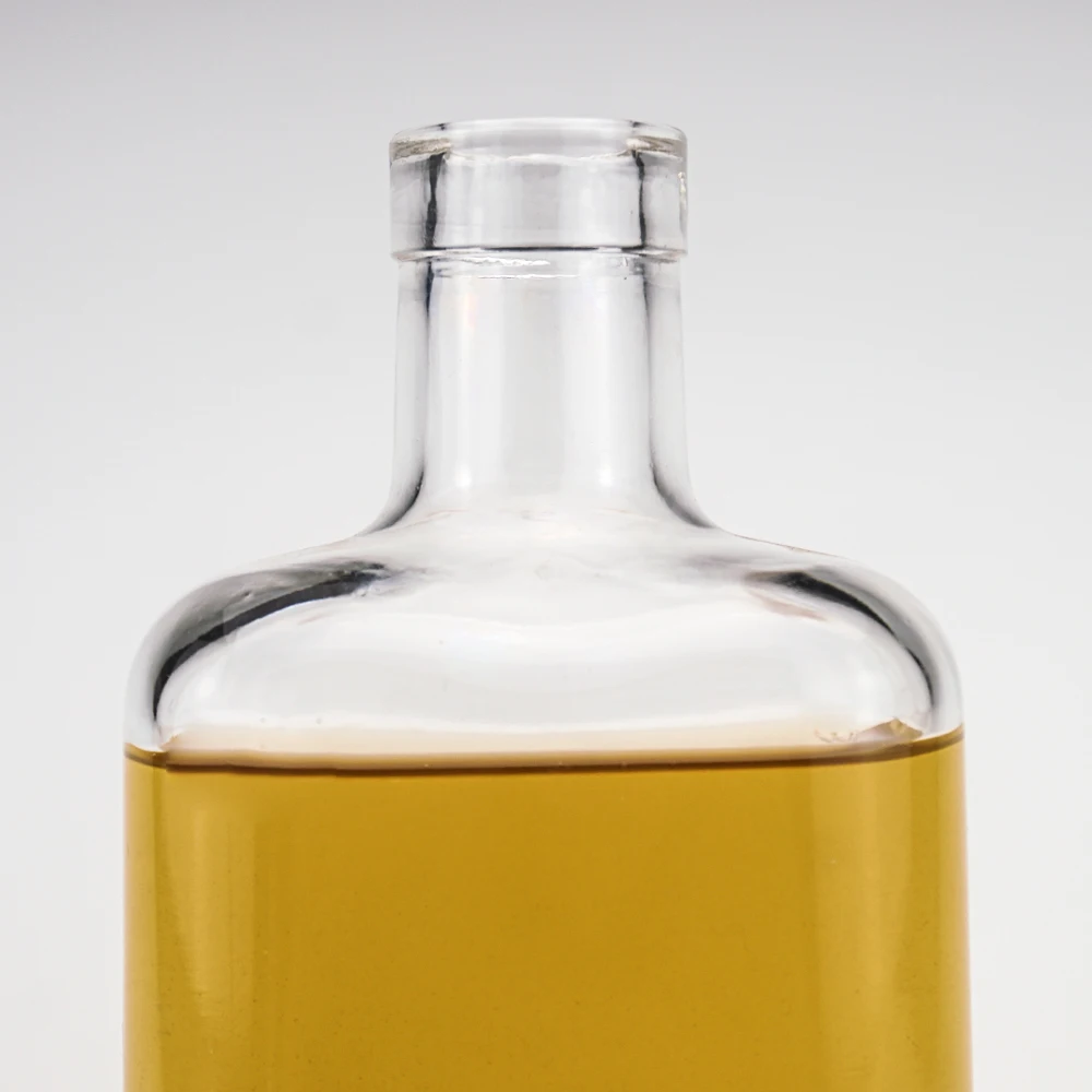 500ml 700ml 750ml best sale glass liquor wine Vodka tequila gin bottle glassLiquor Glass Bottle with  cork lid