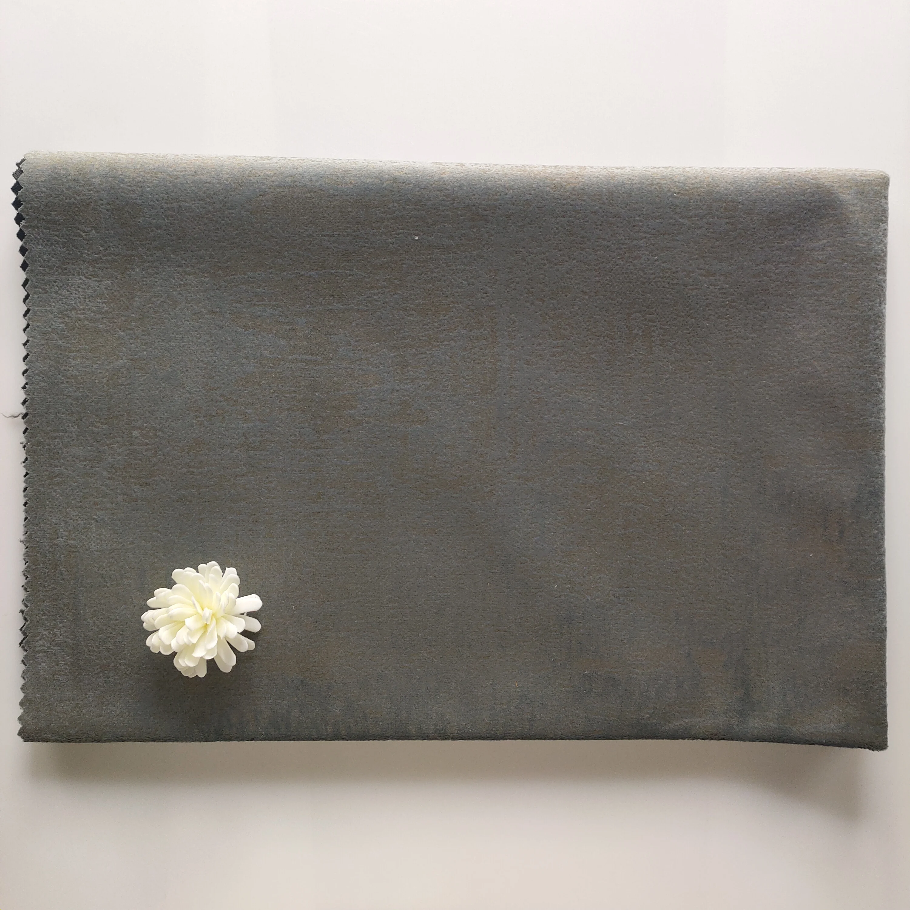 
Professional manufacture 320gsm 100%polyester embossing warp holland velvet fabric for Toy Bag Sofa upholstery 