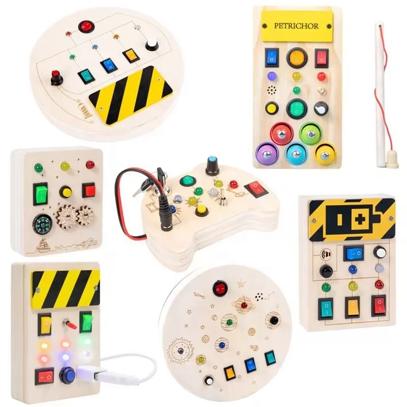 Wholesale Electronic Learning Sensory Toy montessori educational toys felt busy board for toddlers