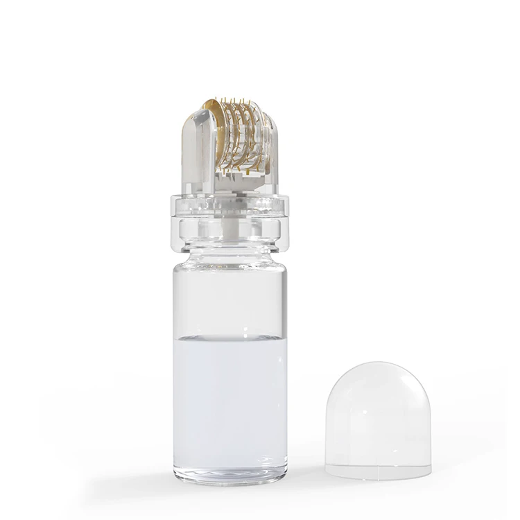 20 штырьков для домашнего использования, гидравлическая игла Hydraroller, 20 золотых микроиголков, гидравлический ролик 1 мм с сывороткой для ухода за кожей