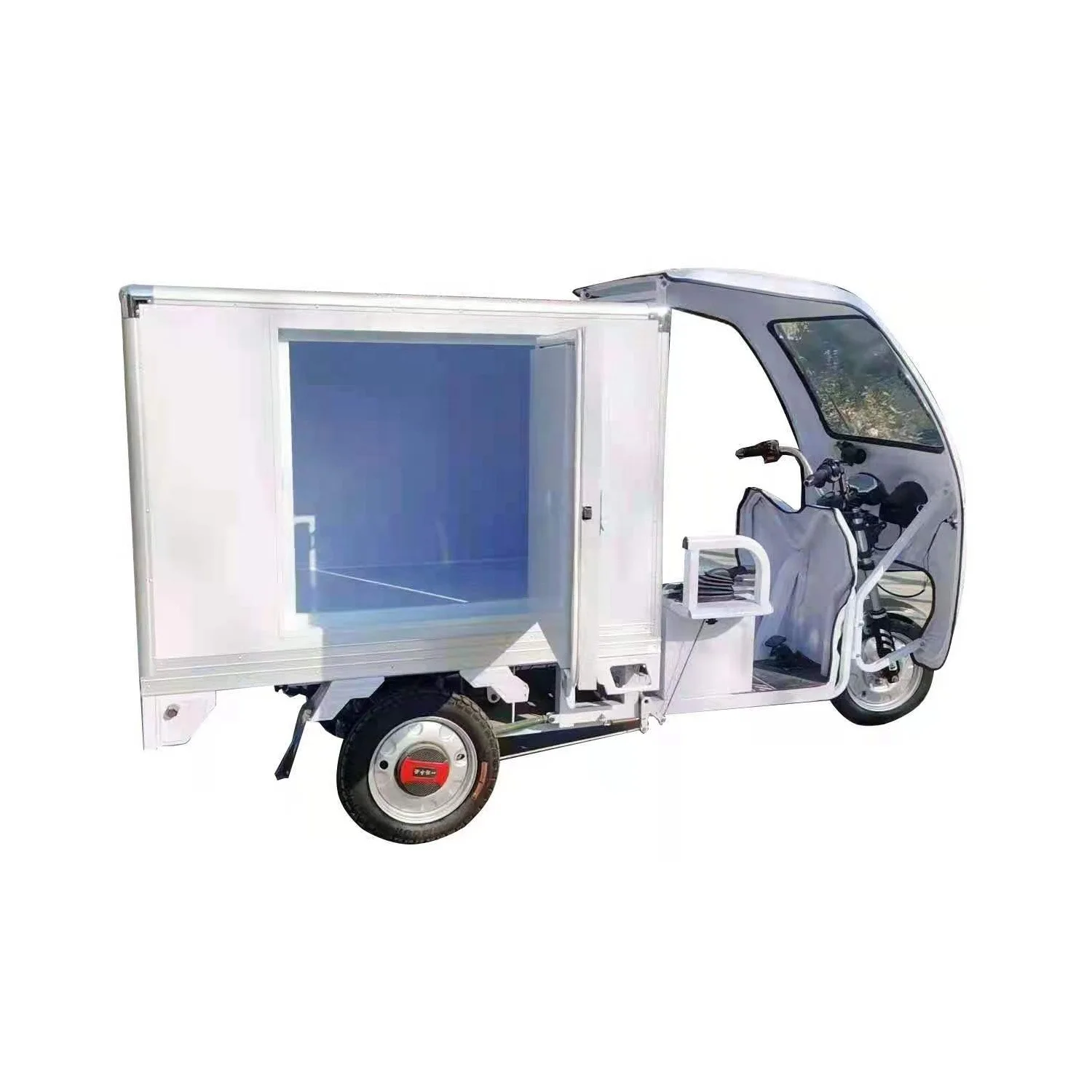 Cheap tricycle refrigeration unit roof top 12 v 24v electric refrigerated cargo refrigerator van tricycle