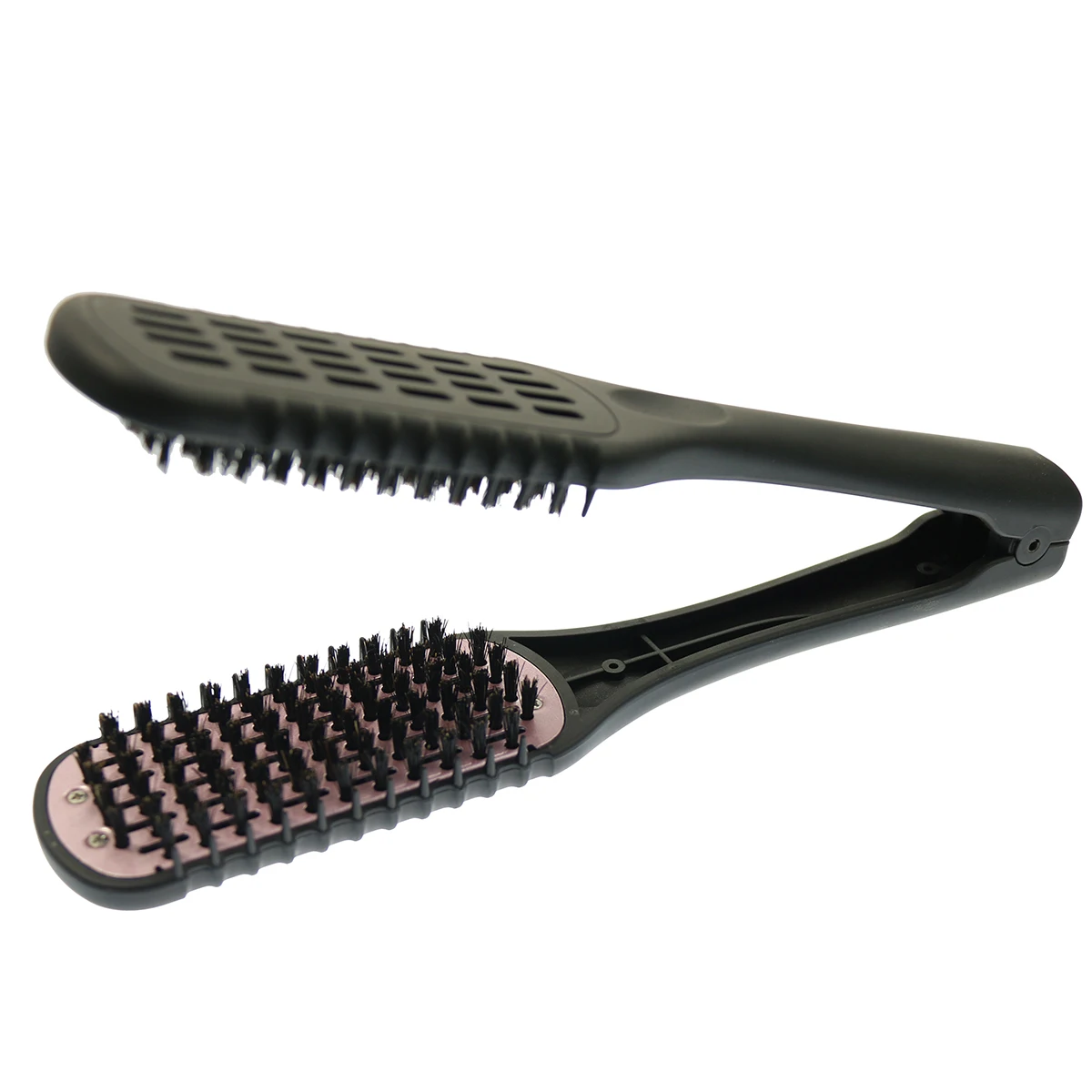 Straightening Hair Brush Hair Straightener Professional V - Shaped Comb Clip Comb Hair Cutting Tools