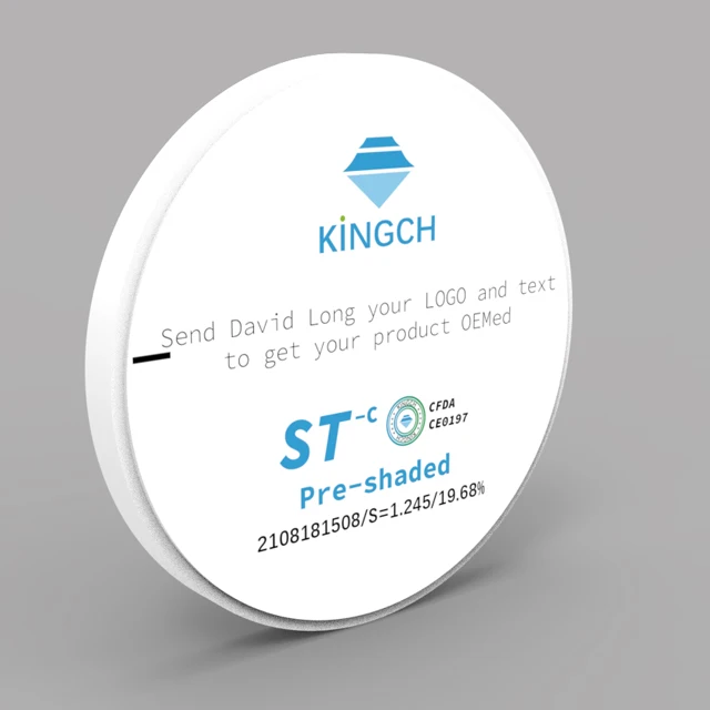 98mm 14mm ZrO2 Dental Lab STC denture Teeth Cad Cam Dental Zirconia blank block disc