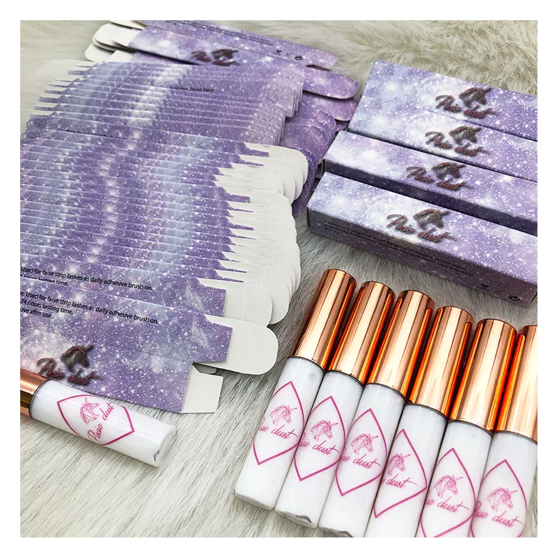 OEM High quality mink eyelash strips lash glue korea eyelash glue waterproof