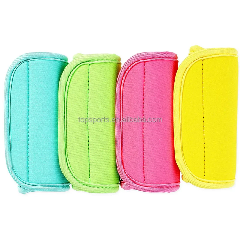 Blank Custom Sublimation Neoprene Luggage Handle Cover Durable Handle Wrap for Luggage/Travel Bag/Baby Stroller
