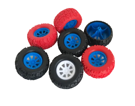 DIY Customized Rubber Tires OEM Silicone Toy Car Wheels for Toy Cars