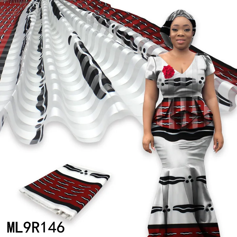 LIULANZHI ribbon embroidery net fabric organza printed ribbon fabric matching 2 yards satin silk fabric ML9R48-ML9R51