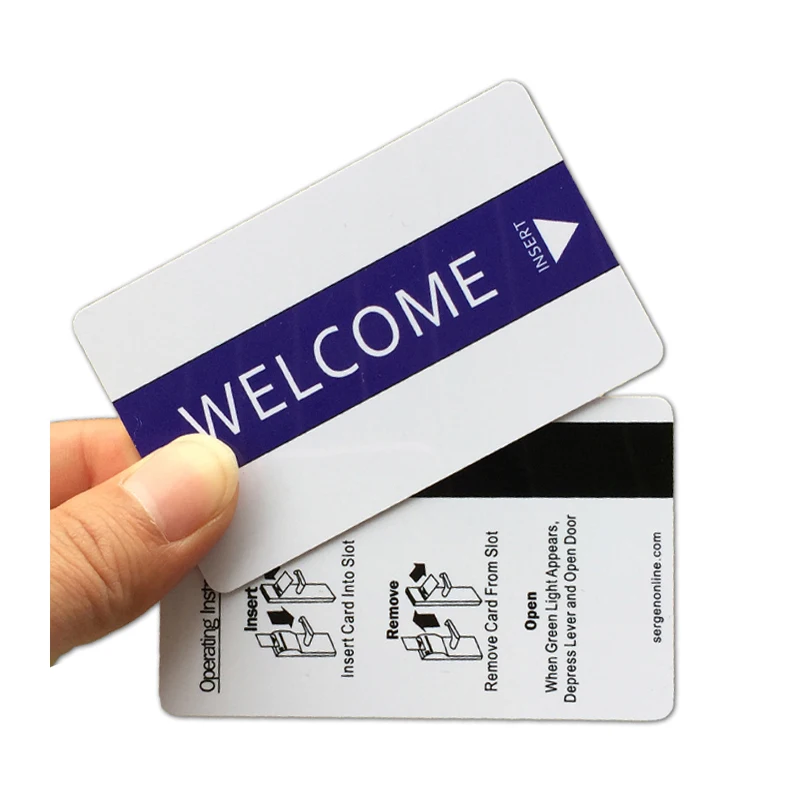 Custom Artwork Printing Magnetic Stripe Key Card programmer Megane Key Card