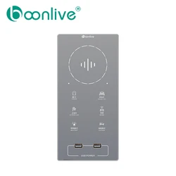 Boonlive Shenzhen RS485 Hotel Lighting Control System Voice Control Wall Pad Touch Button Smart Switch
