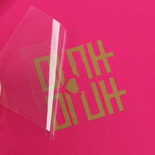 Uv Transfer Sticker Gold 3d Logo Metal Nickel Trademark Vinyl Separation Custom Printing Metallic Uv Transfer Labels