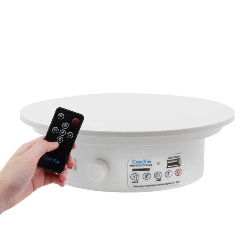 Hot Selling 20 cm 7.9 inch 10 kg Load Rechargeable Automatic Rotating Stand with Muslim Quran Player with Remote Control