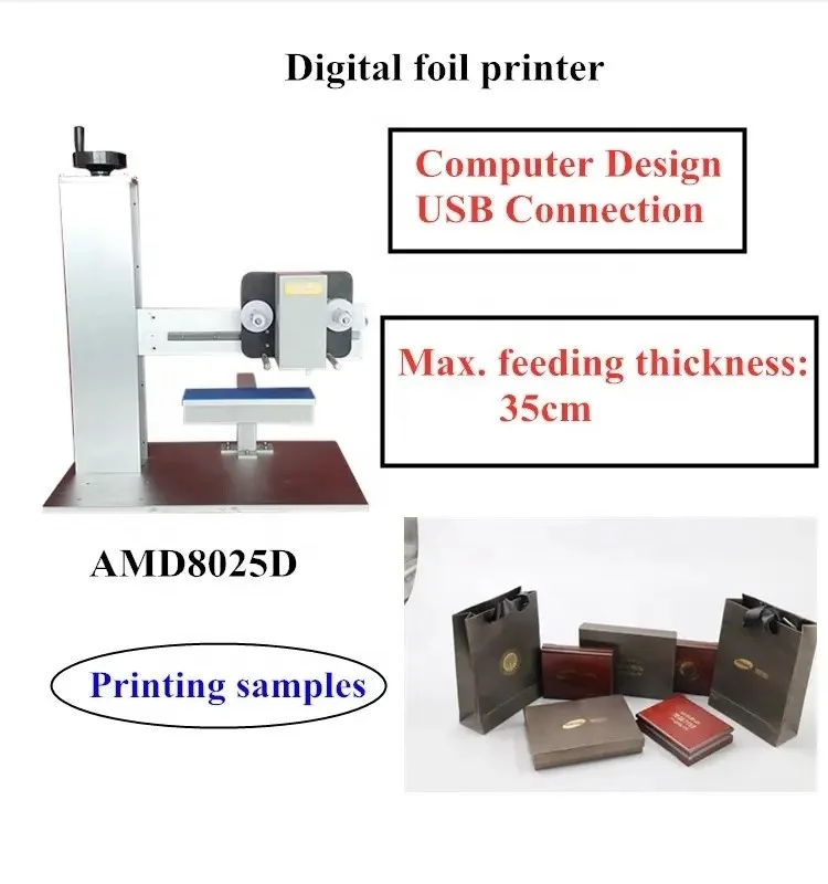 Automatic Foil Stamping Printer Hot Sale Digital Gold Foil Printing Machine For Personalized Box