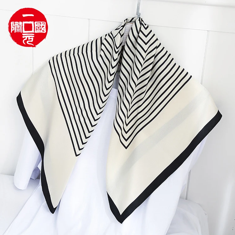 Fashion satin spring and autumn square silk scarf female scarf fashion small scarf