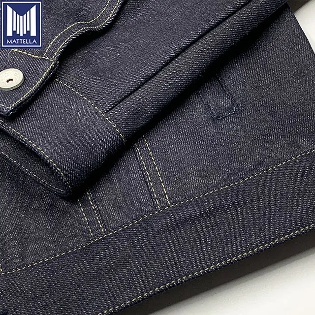 low price custom available 100% cotton indigo color japan selvage denim fabric 17oz selvedge denim jacket for men